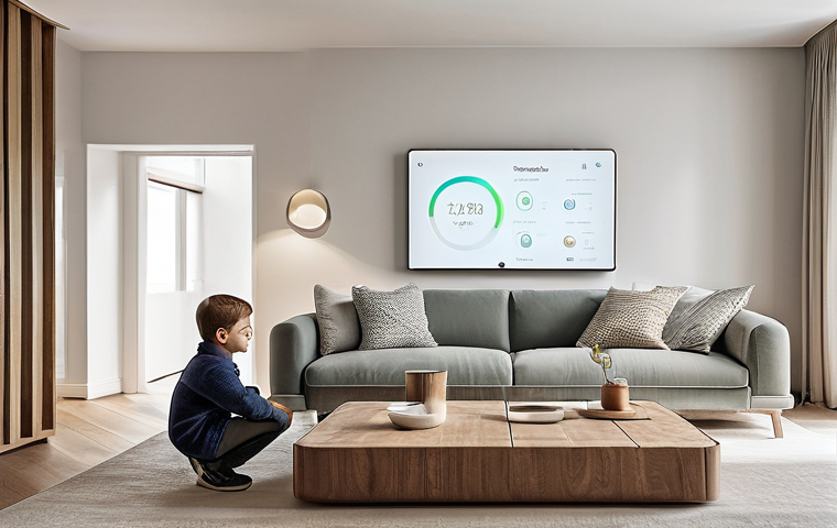 인공지능을 활용한 에너지 관리 전략 - **Prompt 1: Italian Smart Home Living**
"A cozy and modern Italian living room bathed in soft, n...