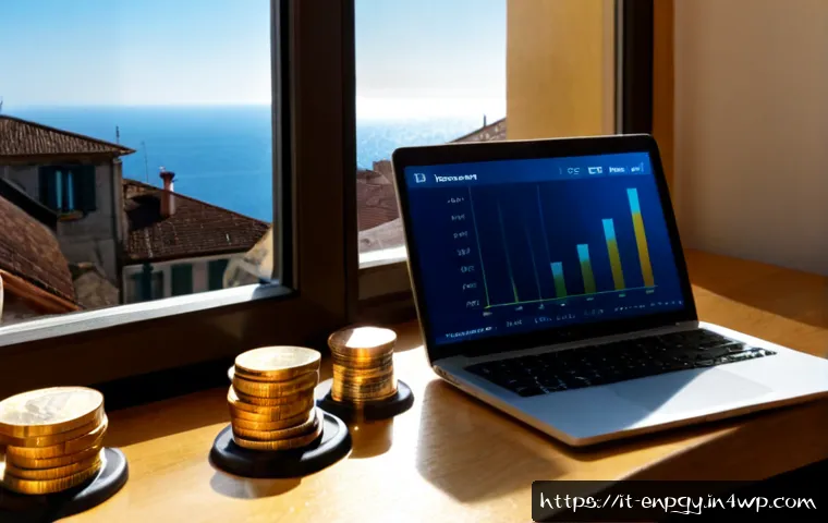 에너지 배분 최적화를 위한 비용 분석 - Photorealistic Italian energy consultant reviewing household energy cost allocation at a clean woode...